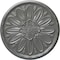 Ekena Millwork Fairfax Ceiling Medallion, Hand-Painted Silver, 29 7/8"OD x 1 3/8"P CM29FASLS - alternate 1